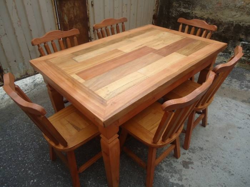 Mesa de Demolicao com 6 Cadeiras